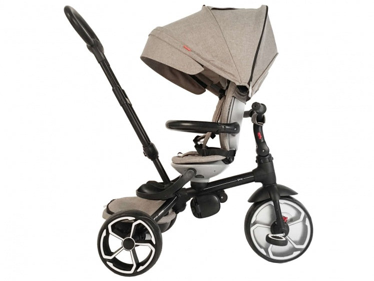 Prime 4-in-1 driewieler 8 Inch Junior Grijs/Zwart