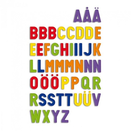 magneetletters hoofdletters 48-delig