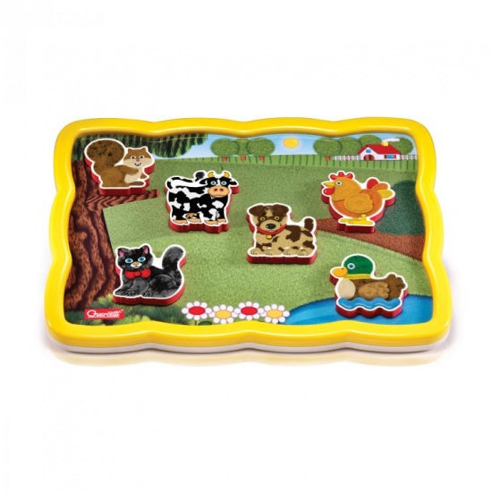 vormenpuzzel Boerderij junior 12 stukjes