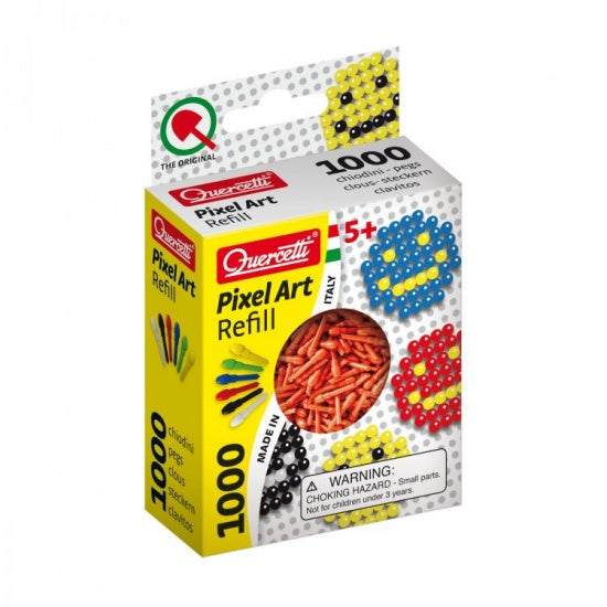Pixel Art aanvuldoos rood diameter 4 mm 1000-delig