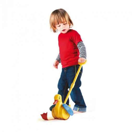 Quack en Flap stokroller eend