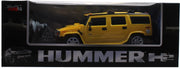 bestuurbare auto Hummer geel 15 cm