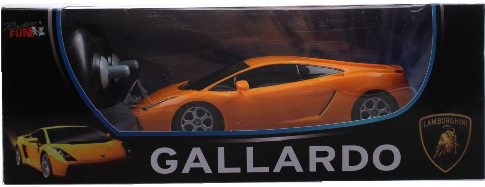 bestuurbare auto Lamborghini oranje 15 cm