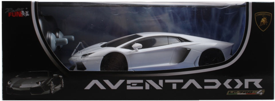 bestuurbare auto Lamborghini wit 15 cm
