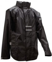 Regenjas Senior Unisex Zwart Maat M