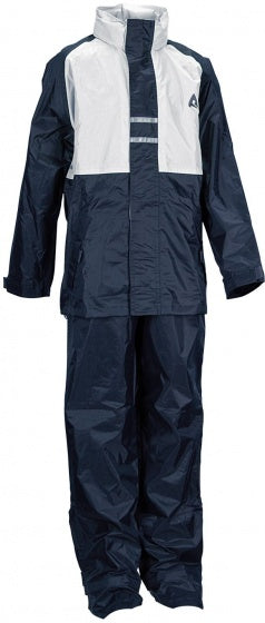 regenpak junior blauw/wit maat 116