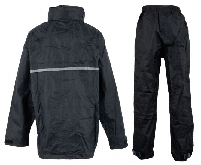 Regenpak Junior Unisex Zwart Maat 128