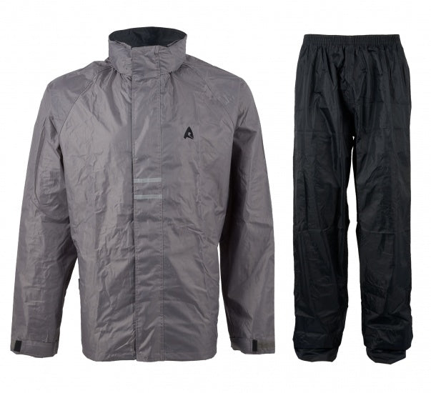 Regenpak Senior Unisex Grijs/Zwart Maat XXL