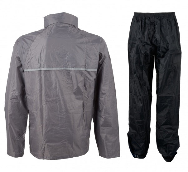 Regenpak Senior Unisex Grijs/Zwart Maat XXL