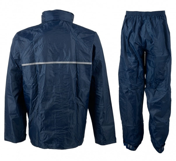Regenpak Senior Unisex Marine/Antraciet Maat L