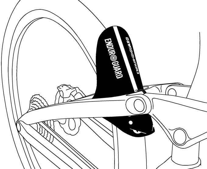 spatbord EnduroGuard 80-120 MTB mm turquoise
