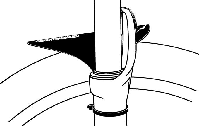 spatbord EnduroGuard 80-120 mm zwart