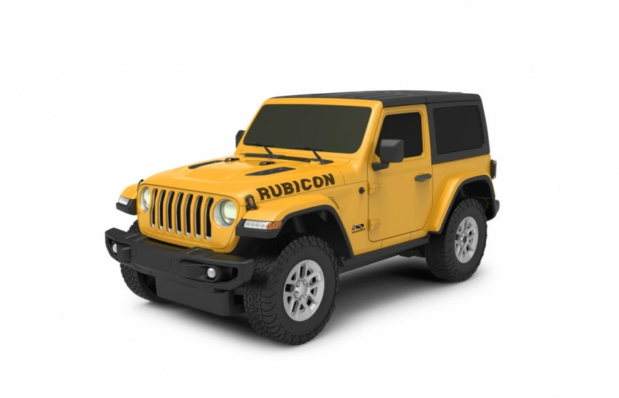 RC Jeep Wrangler JL jongens 27 MHz 1:24 geel
