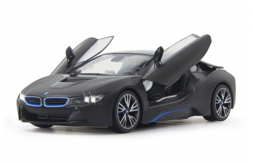 RC BMW I8 - open door jongens zwart 1:14