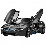 RC BMW i8 schaal 1:14 zwart 30 cm