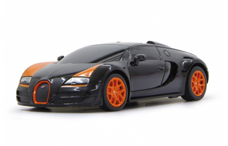 RC Bugatti Grand Sport Vitesse schaal 27 MHz 1:24 zwart