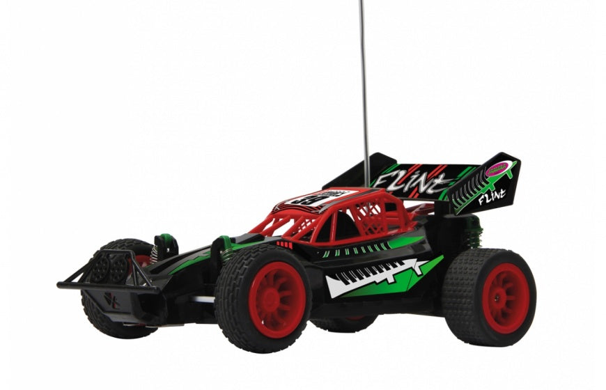 RC Flint Buggy jongens 27 MHz 1:14 rood/groen