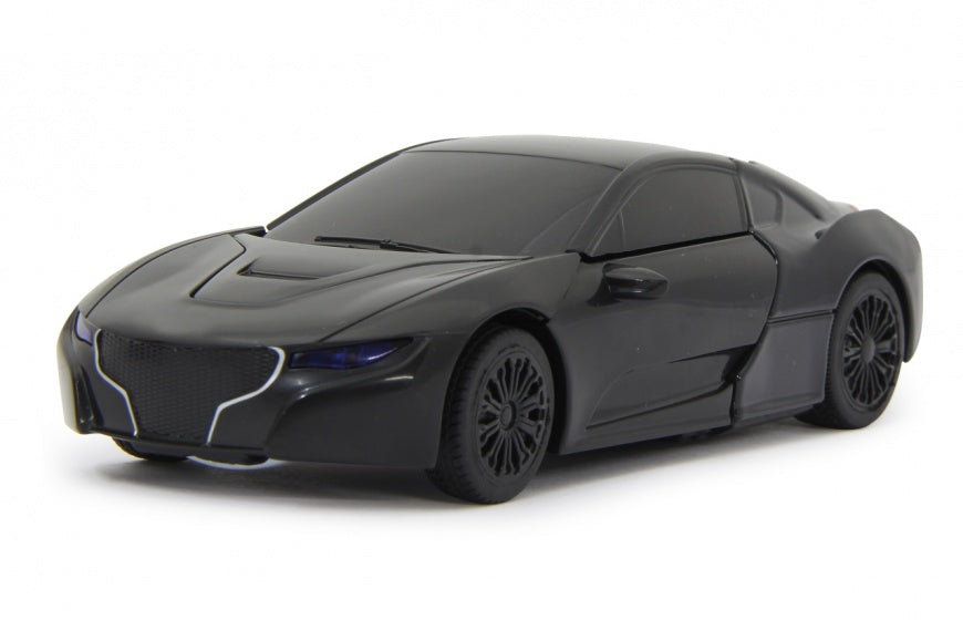 Robicar Die Cast transformer jongens 1:32 zwart