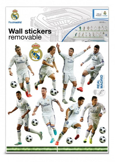 muursticker 16 spelers 2 stickervellen
