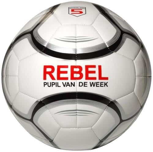 Voetbal PVC Maat 5 Wit / Zilver (pupil Van De Week)
