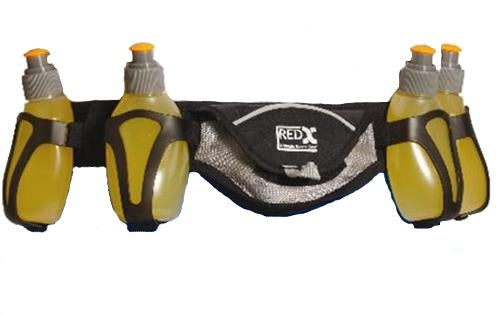 Hardloopriem Pro 2.0 met 4 bidons (150 ml)