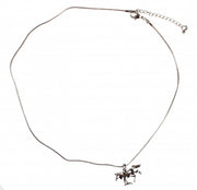 ketting paard zilver 2