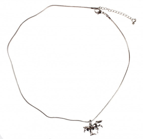 ketting paard zilver 2