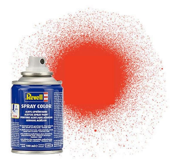 spuitverf lichtoranje mat unisex 100 ml
