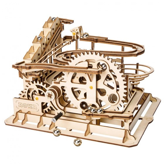 houten 3D-puzzel knikkerbaan 254-delig