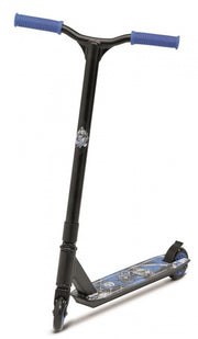 Blast stuntstep Junior Voetrem Zwart/Blauw