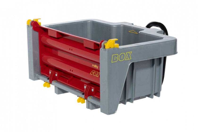 aanhanger RollyBox met melkkannen 5-delig grijs/rood