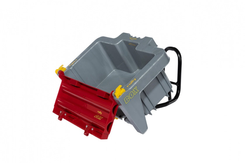 aanhanger RollyBox met melkkannen 5-delig grijs/rood