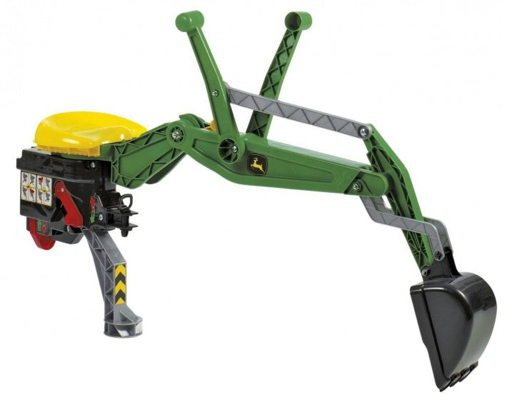 achterlader Backhoe John Deere groen