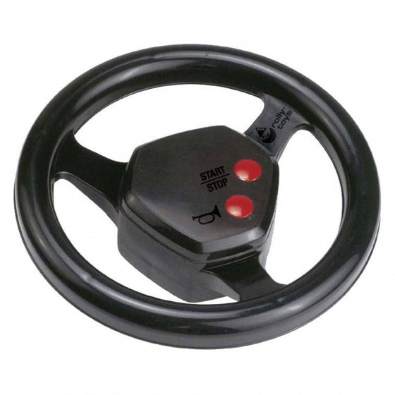 stuur met geluid zwart 20 cm