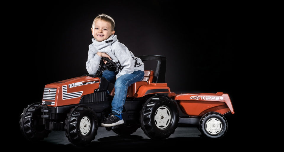 traptractor RollyFarmtrac Fiat Centenario 150 cm rood