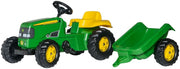 traptractor RollyKid John Deere junior groen/geel