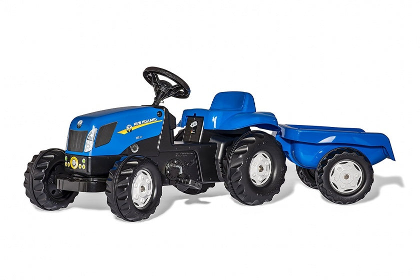 traptractor RollyKid New Holland T7040 junior blauw