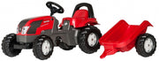 traptractor RollyKid Valtra junior rood