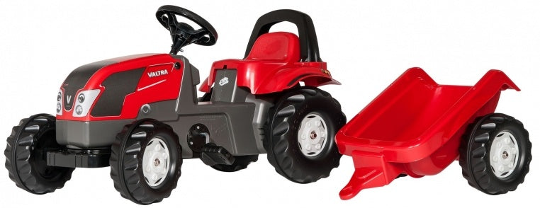 traptractor RollyKid Valtra junior rood