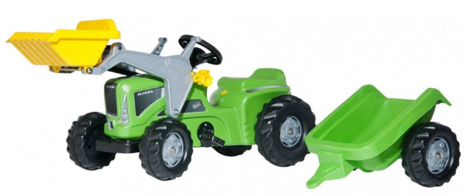 traptractor RollyKiddy Futura groen/zwart
