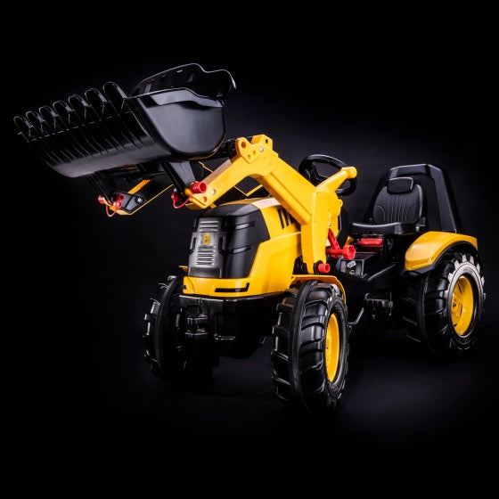 traptractor RollyX-Trac Premium JCB met voorlader geel/zwart
