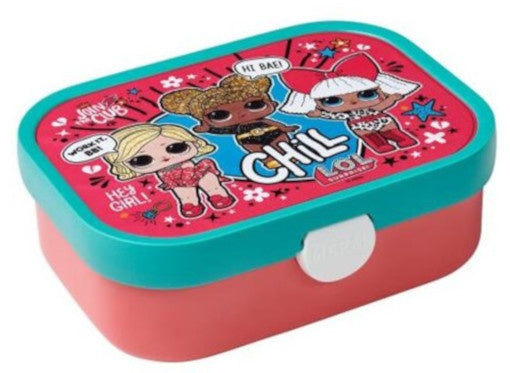 lunchbox Campus L.O.L. Surprise junior rood 3-delig