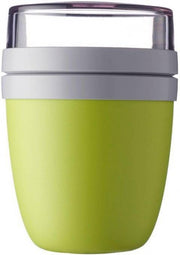 lunchpot Ellipse 700 ml limegroen/grijs