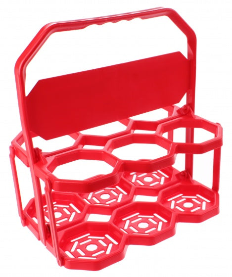 bidonhouder 6 bidons rood