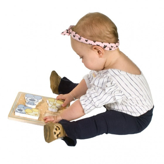 vormenpuzzel Woezel & Pip hout junior 4 stukjes
