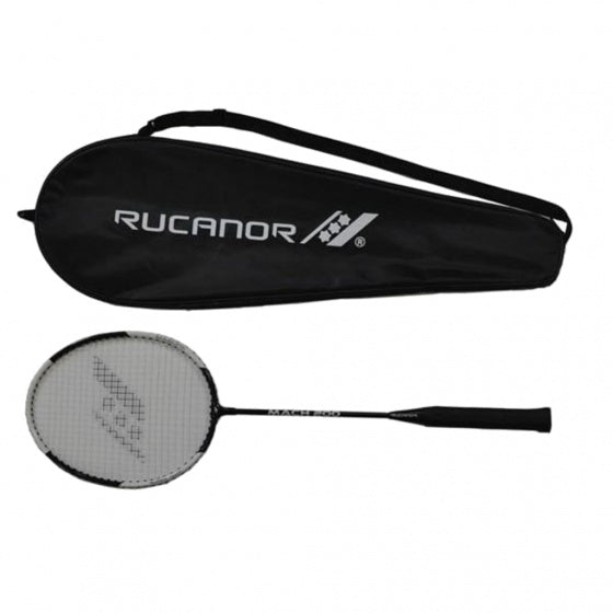 badmintonracket Mach 200 zwart/wit
