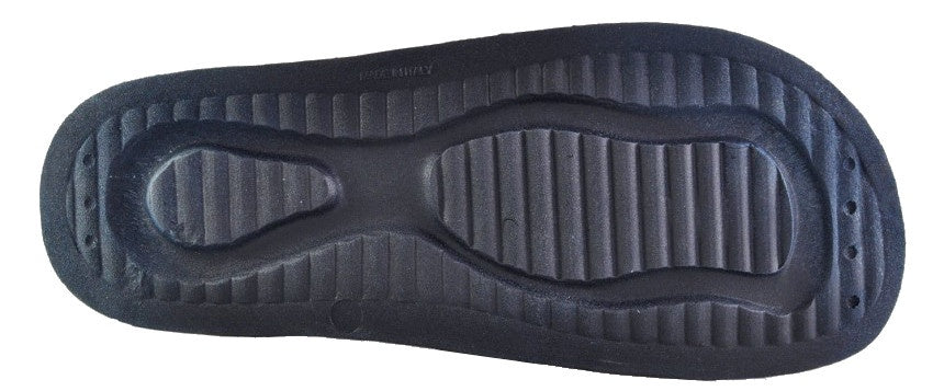 badslippers De Luxe unisex donkerblauw maat 40