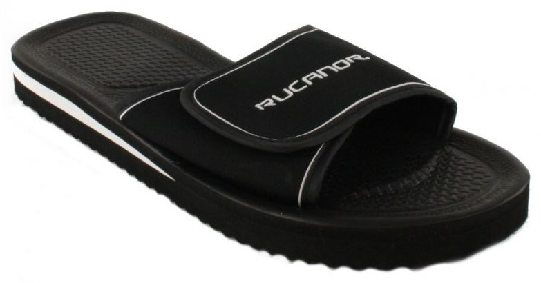 badslippers Santander unisex zwart maat 43