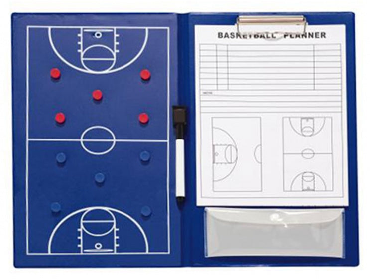 coachmap basketbal magnetisch 36 cm blauw