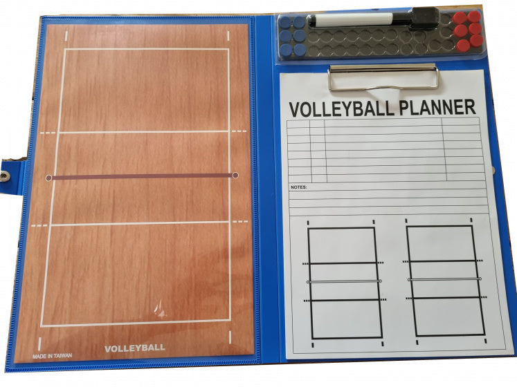 coachmap volleybal magnetisch 36 cm blauw